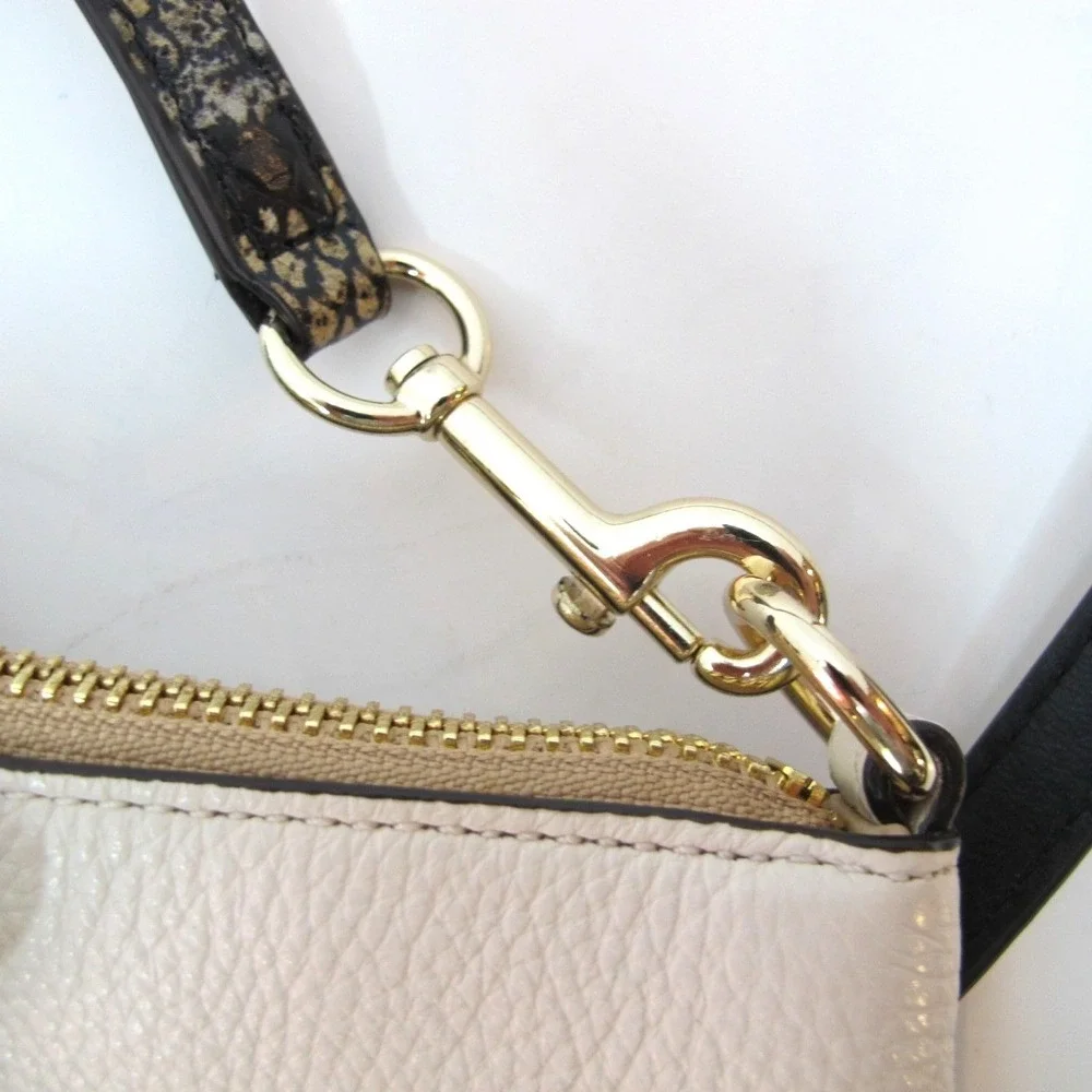Coach Small Kelsey Two Tone Tan Satchel Handbag Purse F38441‎ MSRP $350
